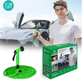 Trade Shop Trade Shop - Tubo Magico Per Irrigazione 37,5 Mt 125ft Giardino Estensibile Pistola Tx-9461