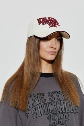 Acne Studios Baseball Cap, Unisex, White