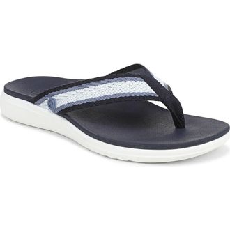 Vionic Indigo Flip Flop in Navy Blazer Multi at Nordstrom, Size 10