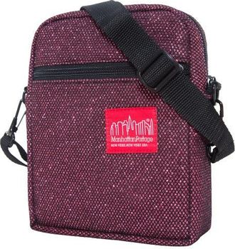 Manhattan Portage Midnight City Lights Crossbody Bag in Burgundy at Nordstrom, Size Small