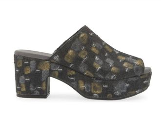 Chocolat Blu Womens Gordie Platform Slide Sandal In Black Wash