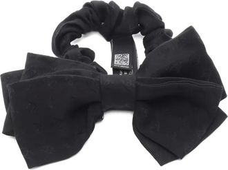 Chanel Elastico per capelli Coco Mark 1986-1988 - Nero