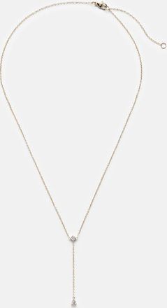 Stone and Strand Collana Perfect Pear in oro 14kt con diamanti