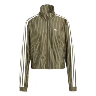 adidas (WMNS) adidas Firebird Pinstripe Track Jacket Asia Sizing Branch Silver Metallic KR6520
