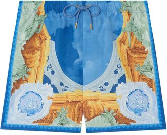 Versace Zwembroek met print - Blauw