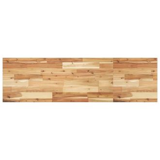 Berkfield Home Table Top Rectangular 160x40x2 cm Solid Wood Acacia in Brown | Size: 160 x 40 x 2 cm