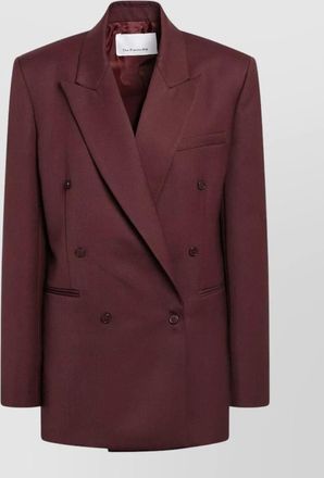 Frankie Shop tailored jacket back vent notched lapels