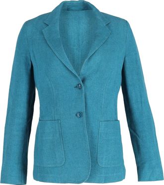 Max Mara Blazer in Teal Linen