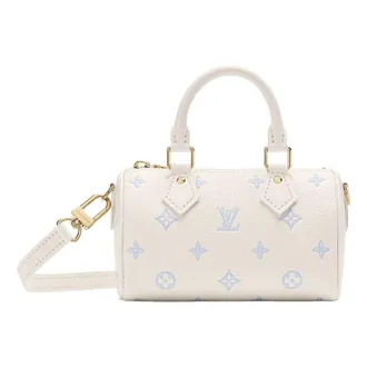 Louis Vuitton Nano Speedy Milky White Blue M27702