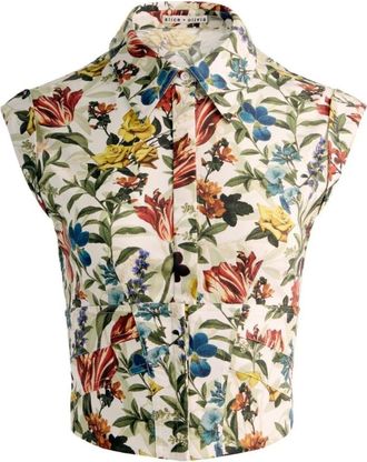 Alice & Olivia Kim Corset Top - Blouses & Shirts - Mujer - Multicolor - S