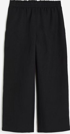 H&M Kn&ouml;chelhose aus Leinenmix - Schwarz