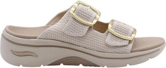 Skechers Comfortabele Slipper Isla voor Vrouwen - Dames - Sandalen - Beige - 42 EU - Schoenen