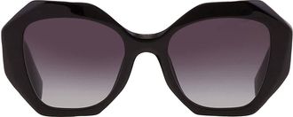 Prada Grey Gradient Geometric Ladies Sunglasses PR 16WS 1AB5D1 53
