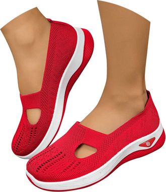 Generic Womens Comfort Walking Shoes, Woven Lightweight Breathable Orthopedic Sneakers with Soft Sole, Comfortable Breathable Arch Support and Stretch Fit Wid