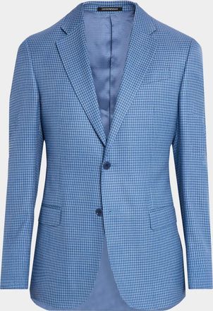 Emporio Armani Men & apos;s G Line Slim Houndstooth Single-Breasted Sport Coat