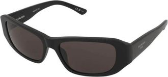 Balenciaga Zonnebrillen - unisex - Zonnebrillen - Zwart - 57 MM - Accessoires