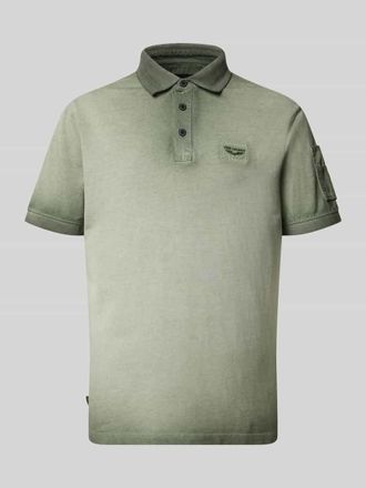 PME Legend Regular Fit Poloshirt mit Label-Stitching in Oliv Melange, Gr&ouml;&szlig;e XXXL