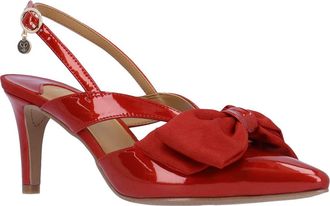 J. Rene&eacute; Morigen Slingback Pointed Toe Pump in Red at Nordstrom, Size 10.5