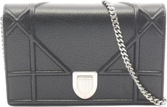 Dior Pre-owned Diorama Leren Schoudertas - Dames - Vintage Schoudertas - Zwart - ONE Size - Leer - Vintage
