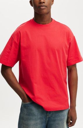 Cotton On Mens Box Fit T-Shirt in Race Red at Nordstrom, Size X-Large