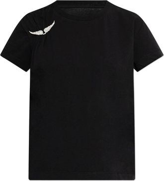 Zadig&Voltaire T-Shirts - Dames - T-shirts - Zwart - XS - Tops
