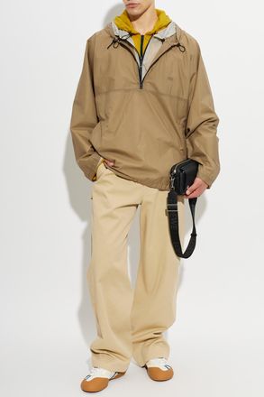 Loewe Jacket With Hood, Mens, Beige