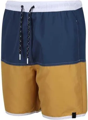 Regatta Benicio Swim Shorts in Dark Denim And Gold Straw at Nordstrom, Size X-Large