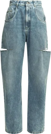 Maison Margiela gescheurde jeans met wijde pijpen