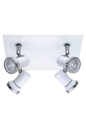 Eglo Eglo Tamara 1 Metal 4-Light Wired Ceiling Spot Light in White