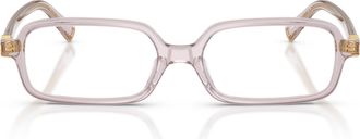Miu Miu 0mu 01yv Oversized Rectangular Eyeglasses