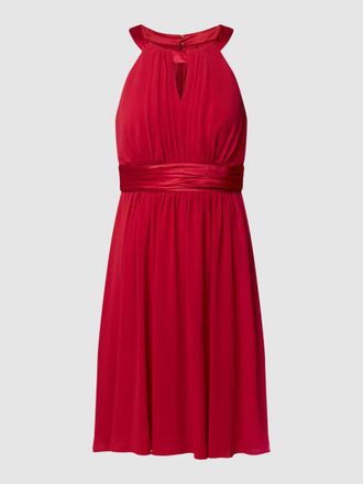 Jake*s Cocktailkleid mit amerikanischem Ausschnitt in Rot, Gr&ouml;&szlig;e 32