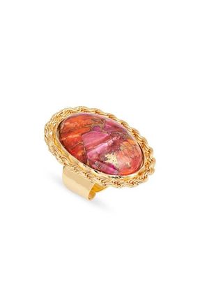 Nest Spiny Oyster Adjustable Ring in Pink at Nordstrom