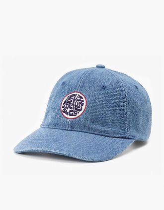 Levi's Mens Essential Text Graphic Logo Dad Cap - Blue - Size: ONE size