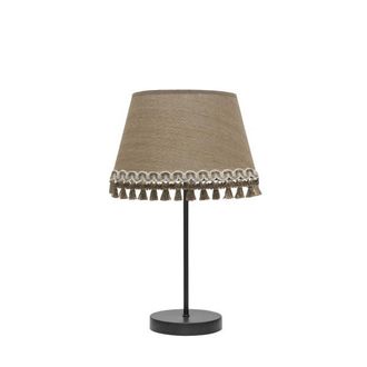 Fabrilamp Lampara Sobremesa Acabado En Beis Modelo Ada - Fabrilamp