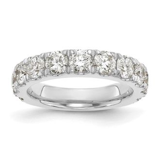 Diamond2Deal 14k Gold Lab Grown Diamond Wedding Band Ring 2Ct Clarity- VS Color- G-H