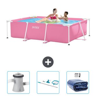 Intex Piscina Con Estructura Rectangular - 220x150x60 Cm - 6-piezas Scb81