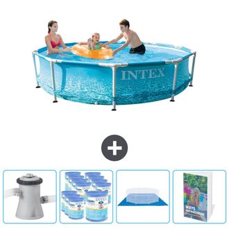 Intex Piscina Con Estructura Redonda - 305x76 Cm - 7-piezas Scb103