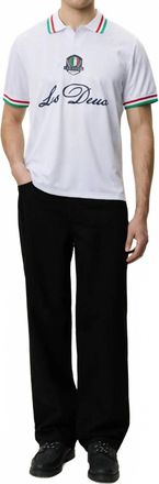 Les Deux Italy Short Sleeve Football Jersey In Light Ivory