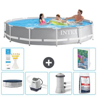 Intex Piscina Prism Frame Redonda - 366x76 Cm - 7-piezas S127