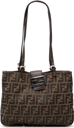 Fendi Pre-owned Fendi Zucca Canvas Shoulder Bag Ladies 2241 26726 009