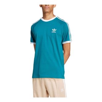 adidas Adicolor 3-Stripes T-Shirt Asian Sizing Asia Sizing Teal White IZ2367