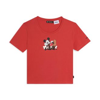 Freddy T-shirt cropped slim fit Mickey Mouse