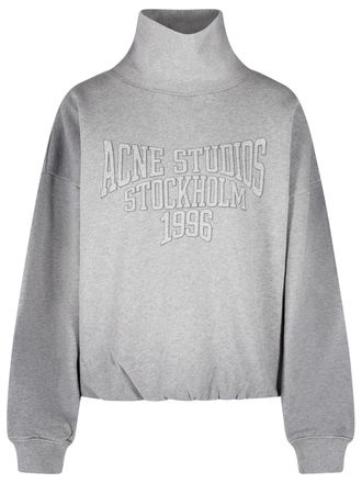 Acne Studios Gray Cotton Sweatshirt