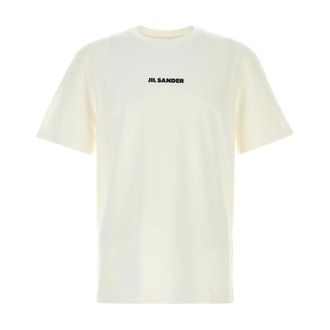 Jil Sander T-Shirts, male, White, Size: XL Crew-neck T-shirt