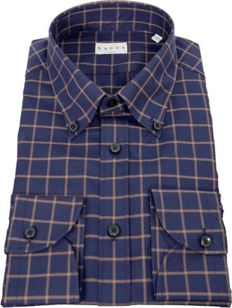 Xacus Heren Tailor Katoenen Overhemd - Heren - Casual Overhemden - Blauw - 2XL - Katoen - Overhemden