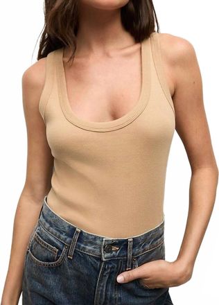 Veronica Beard Birke Tank In Khaki