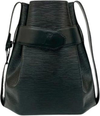 Louis Vuitton Pre-owned Bucket Bags, female, Black, Size: ONE SIZE Pre-owned Bucket Bag