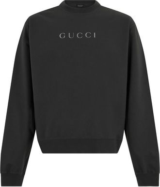 Gucci Dark Grey Logo Sweatshirt