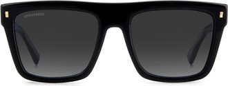 Dsquared2 Grey Shaded Browline Mens Sunglasses D2 0051/S 0807/9O 54