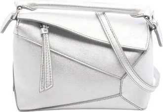Loewe Pre-owned Loewe Mini Calfskin Puzzle Edge Satchel Ladies XRC49PFA4K6JYWUM